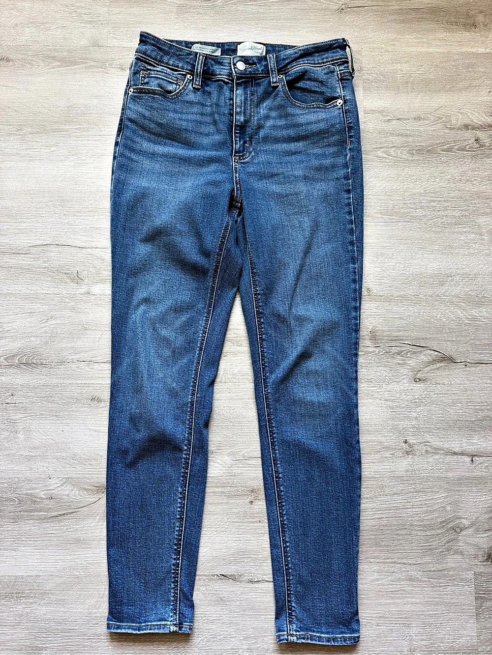 Universal Thread High Rise Everyday Skinny Jeans Blue Waist 10